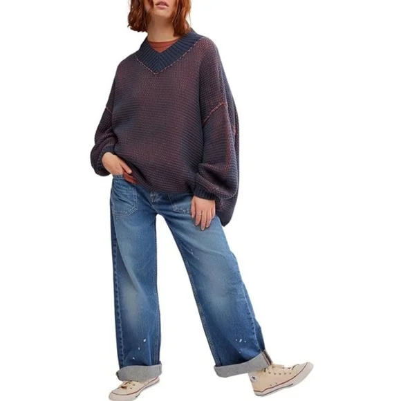 NWT Maisie Oversized Free People Sweater Medium - Picture 6 of 9